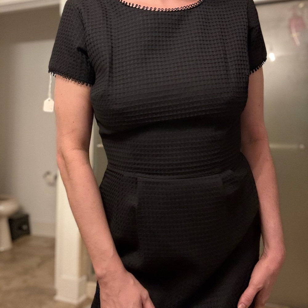 RARE Vintage 50s Elegant Black Dress